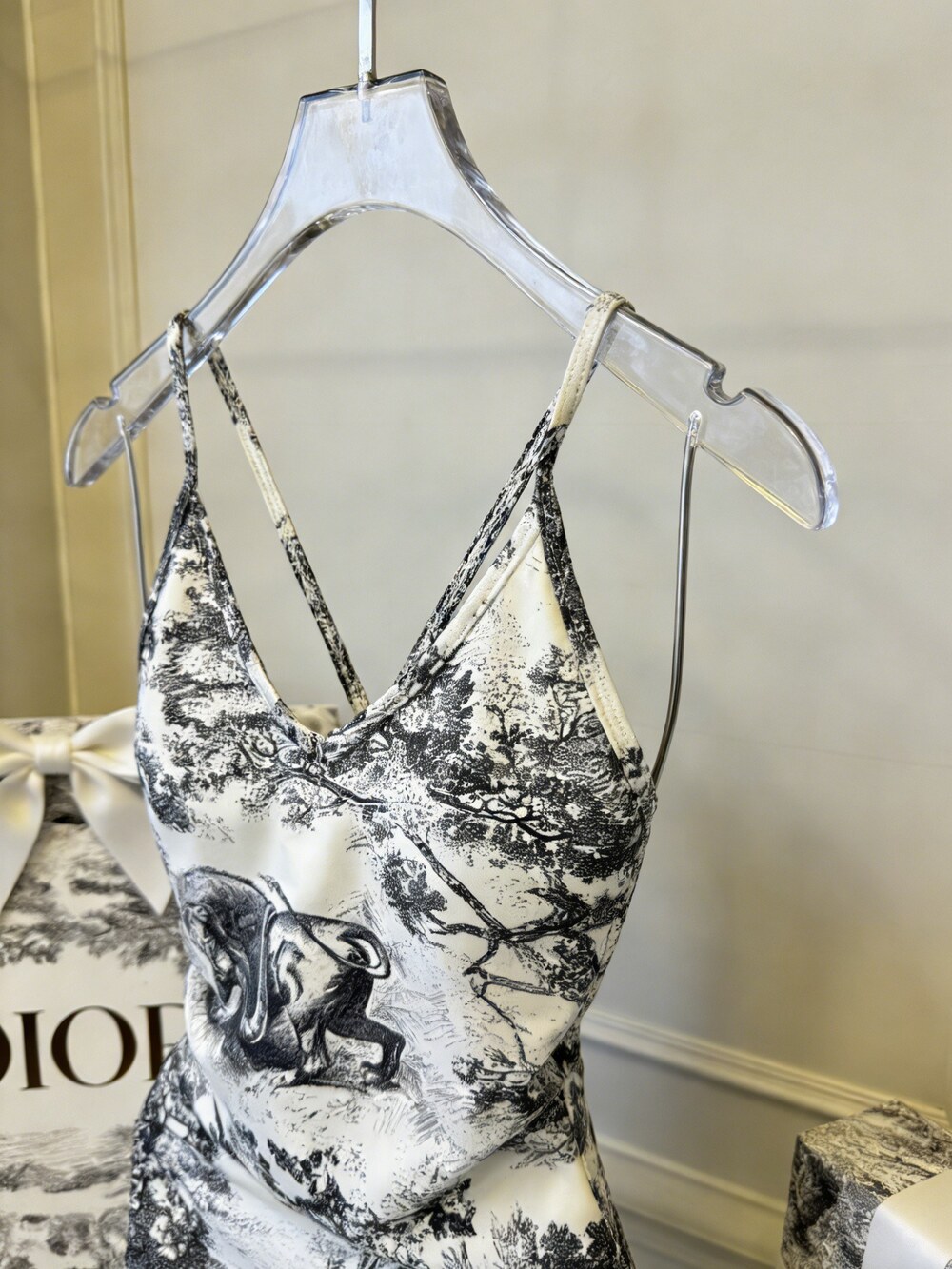 Dior Toile de Jouy One Piece Swimsuit - Picture 6 of 6